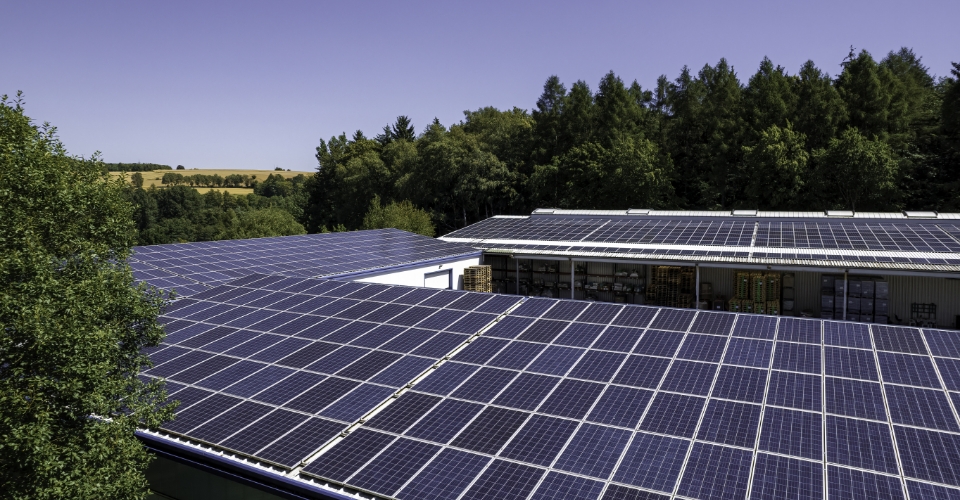 Solar Panels Background