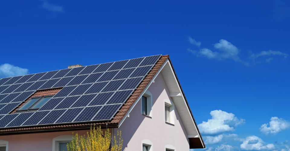 Solar Panels Background